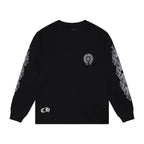 CHROME-HEARTS Men's Long-Sleeve T-shirt Sweatshirt K8008